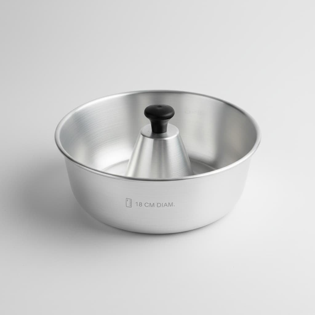Forma Pudim De Alumínio Com Baquelite Pomel Antitérmico 18cm