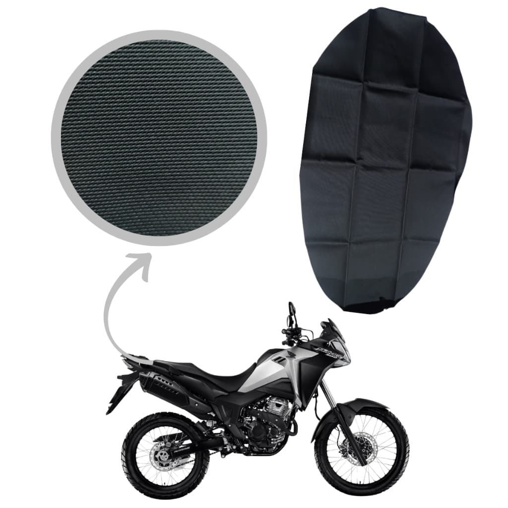 Capa De Banco Moto Sahara 300 2023/2024 Preta Mod. Original