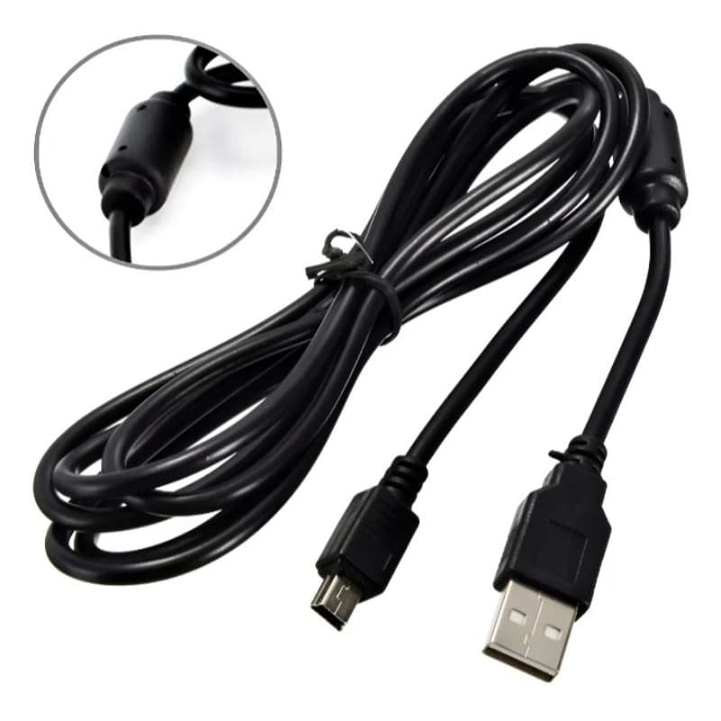 Cabo USB V3 de 2 metros pra carregar controle de Playstation 3