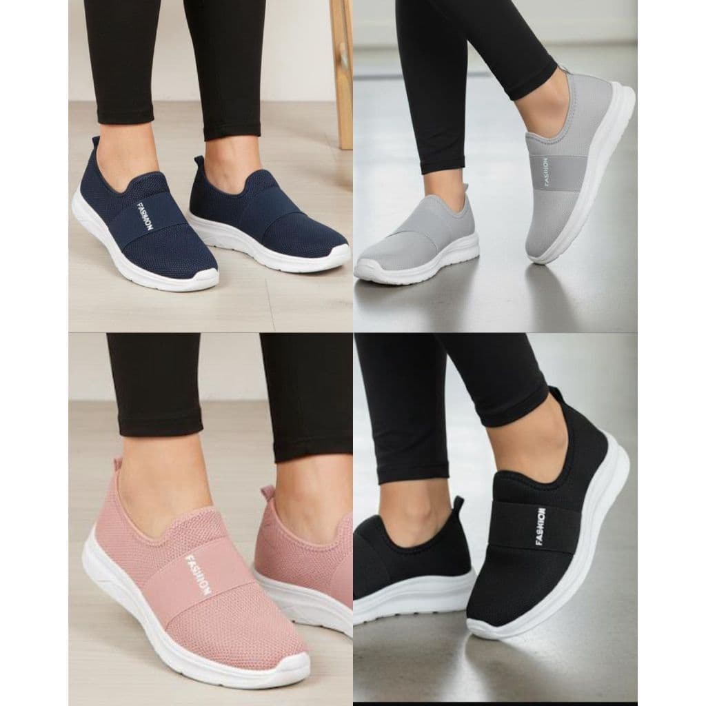 Tênis Fashion Meia Feminino Adulto Meia Detalhes em Elástico Lançamento