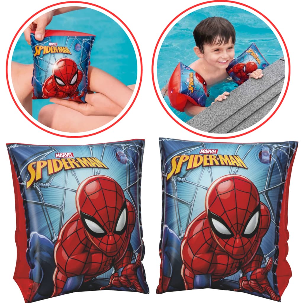 Boia de Braço Infantil Homem Aranha Inflavel Para Piscina Criança