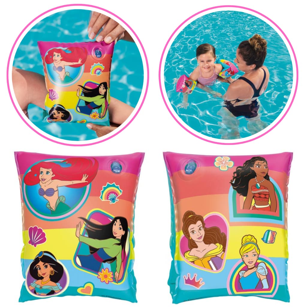 Boia de Braço Princesas Disney Menina Boia Inflavel Piscina Praia Proteção Criança