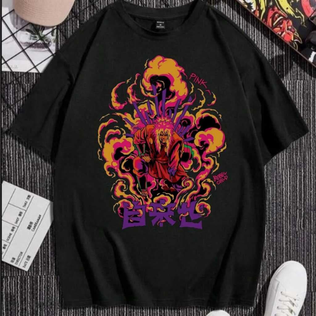 camisa de anime camiseta do jiraya sensei anime narutoo