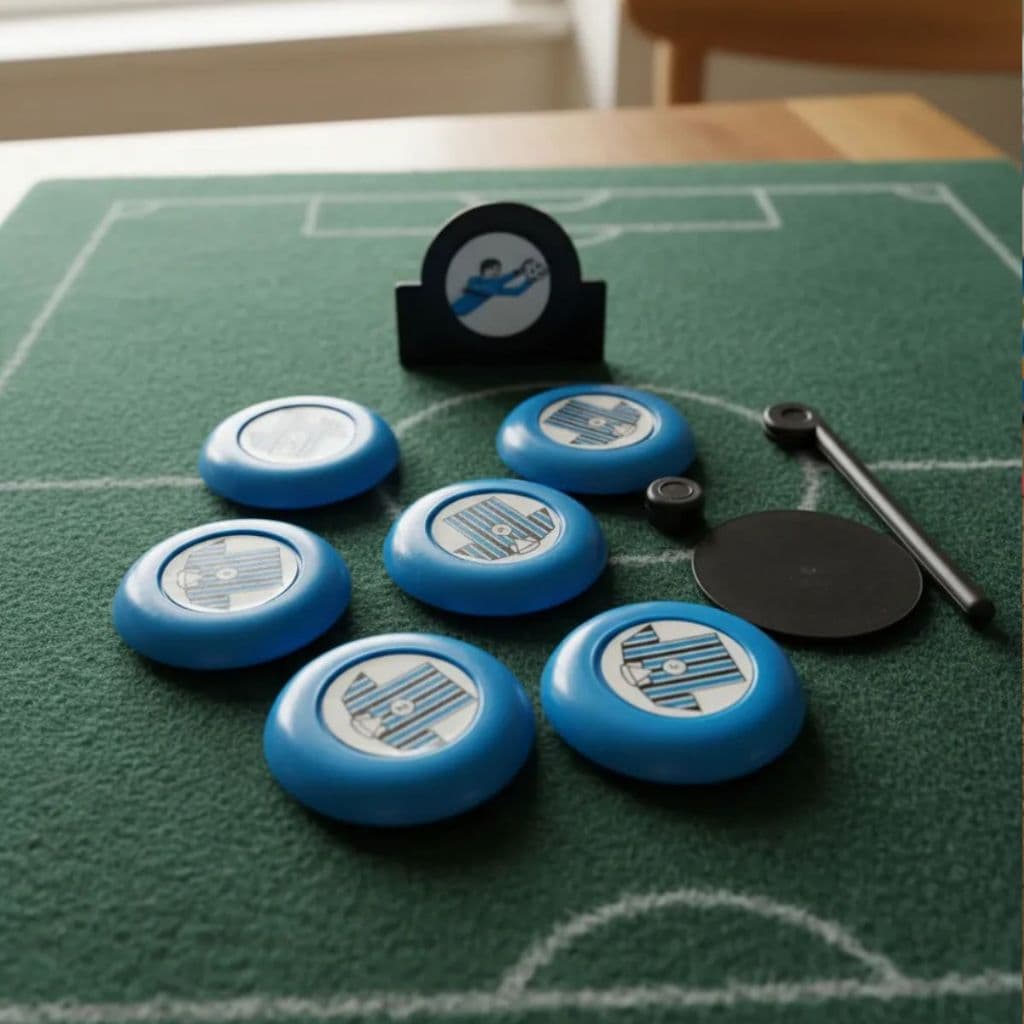 Kit 10 times futebol botão jogo futebol mesa Brinquedo Infantil Prenda Times Sortidos Futebol Botão