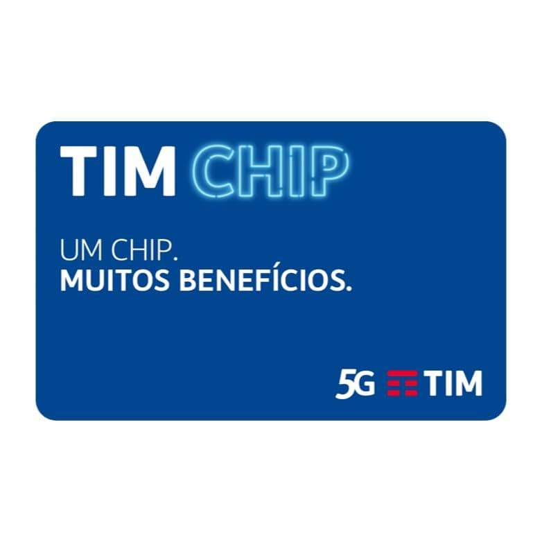 Chip Original -Tim 4G/5G -Ativação Imediata - Envio Rápido -Pré Pago Chip Lacrado