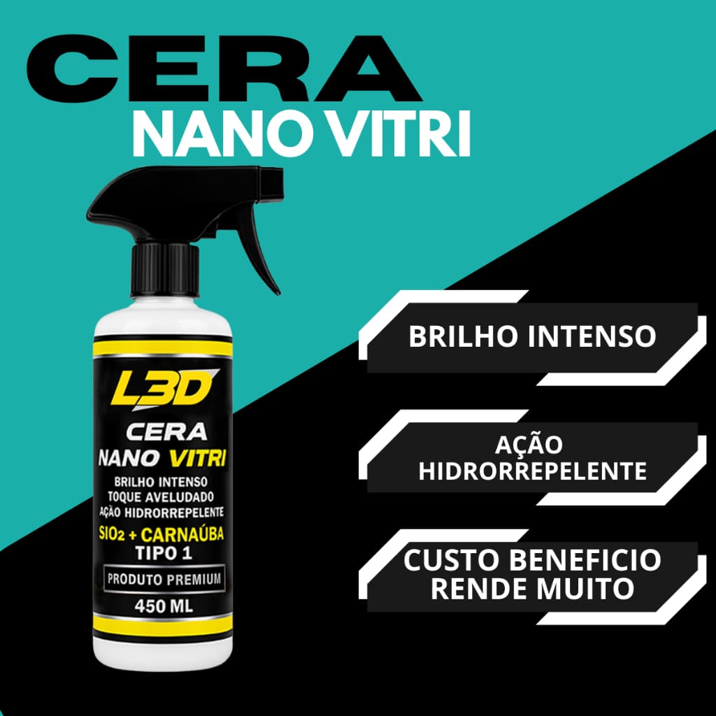 Cera Cristalizadora Proteção e Brilho Facil