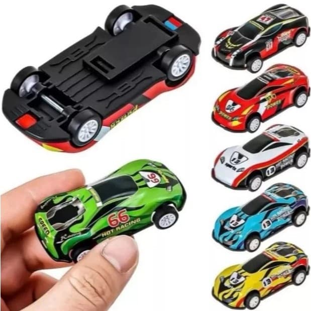 Kit 10 Carrinhos de Metal Coloridos Coleção Carros De Brinquedo tipo Hot wheels Colecionavel Loose Action Racing Nasca