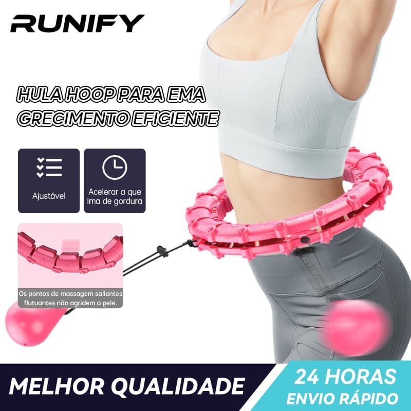 bambolê Pro Hula Hoop inteligente Massagem magnética 3D cintura Emagrece Fortalece Abdômen