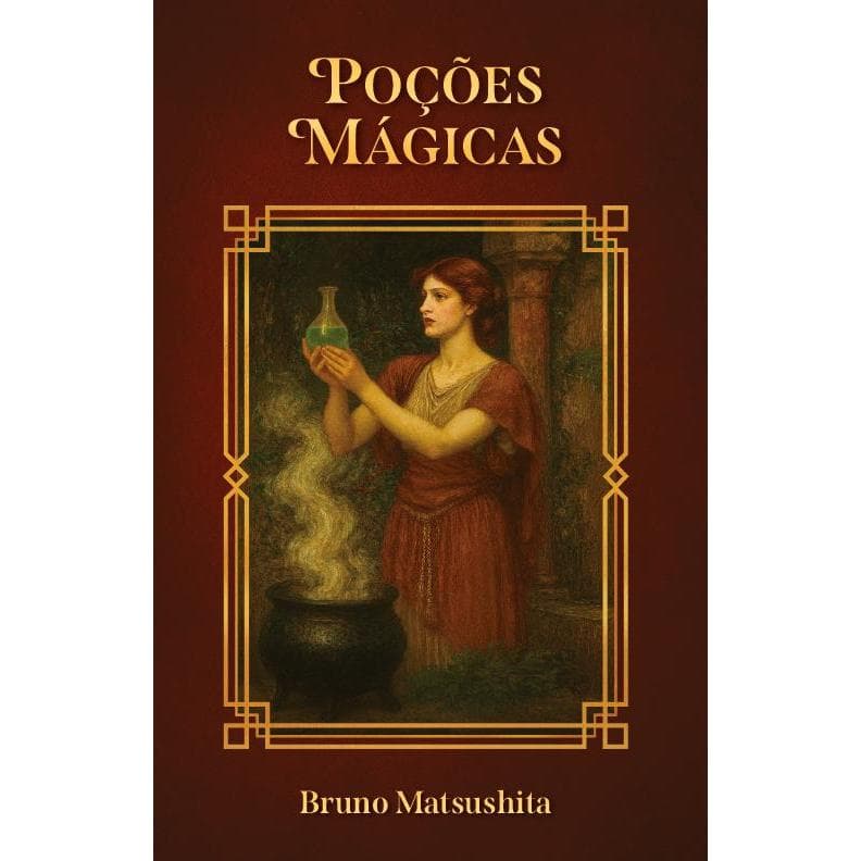 Livro POÇÕES MÁGICAS, de Bruno Matsushita (Série Alquimia Moderna, Editora Grimoire)