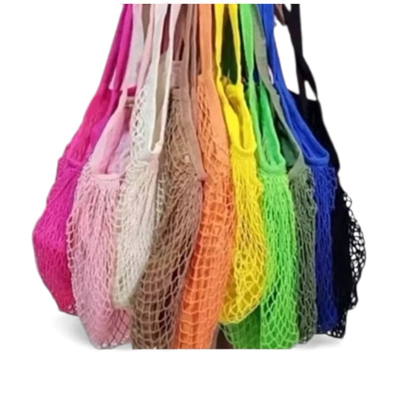 bolsa de praia femenina sacola de praia compra passeio rede vazada crochê  com forro