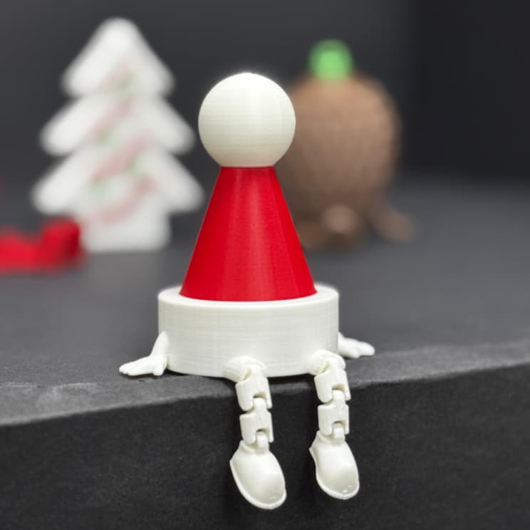 Chapéu de Papai Noel - articulado