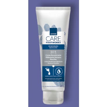Avon Care Footworks Creme Desodorante Noturno 80g