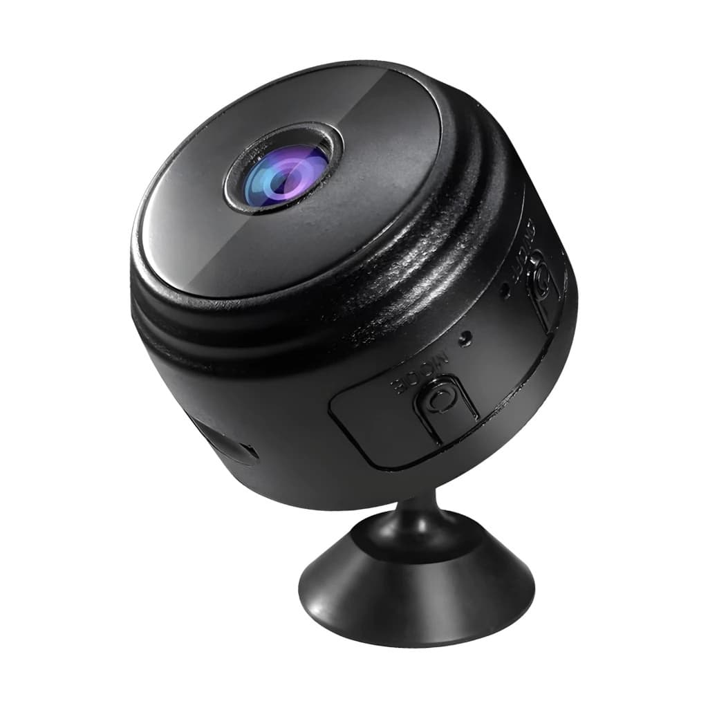 Câmera mini com visão noturna e funcionalidade WiFi câmera de vigilância em HD 1080P