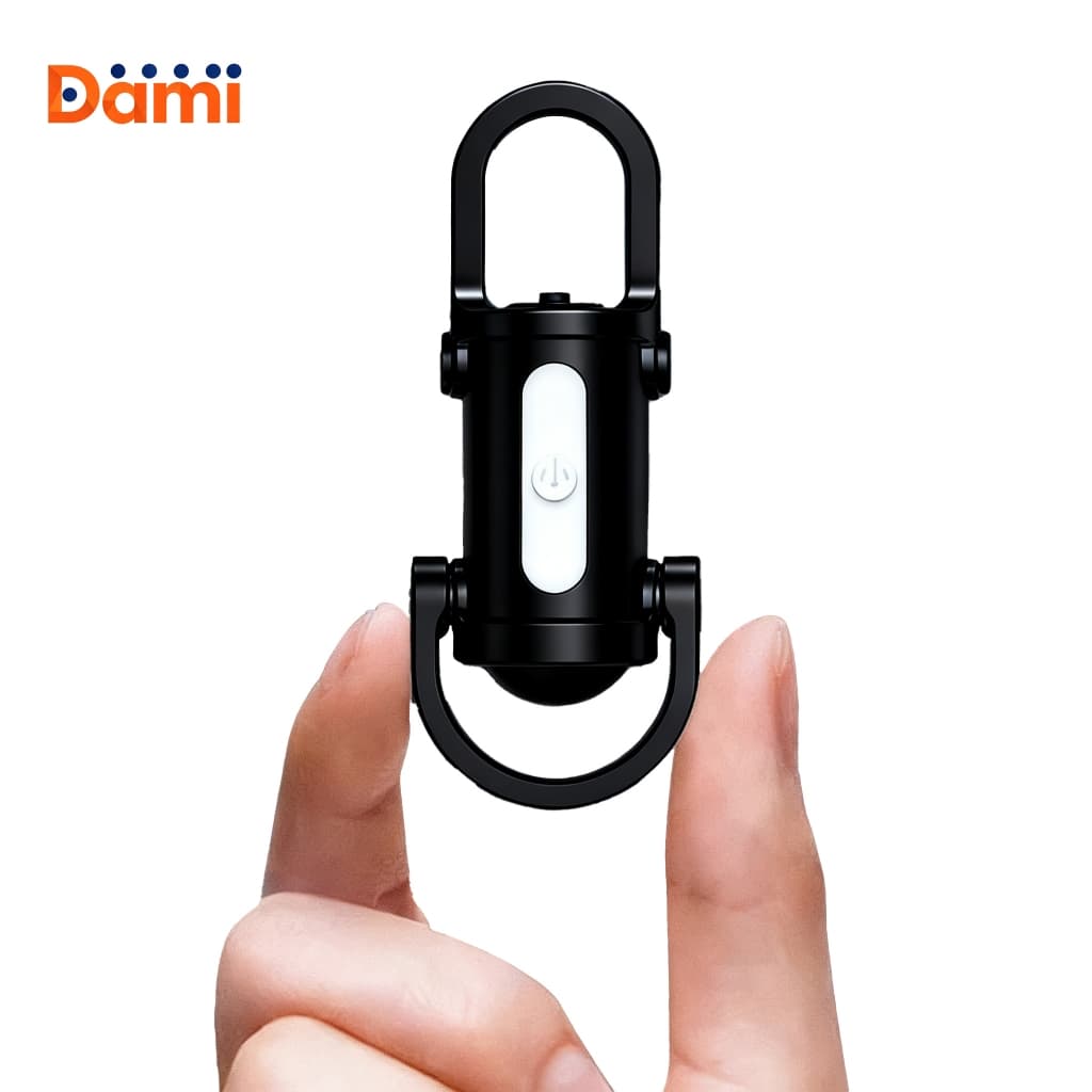 Mini Lanterna Multifuncional Portátil À Prova d'ÁguaChaveiro,Type-C para Outdoor Camping