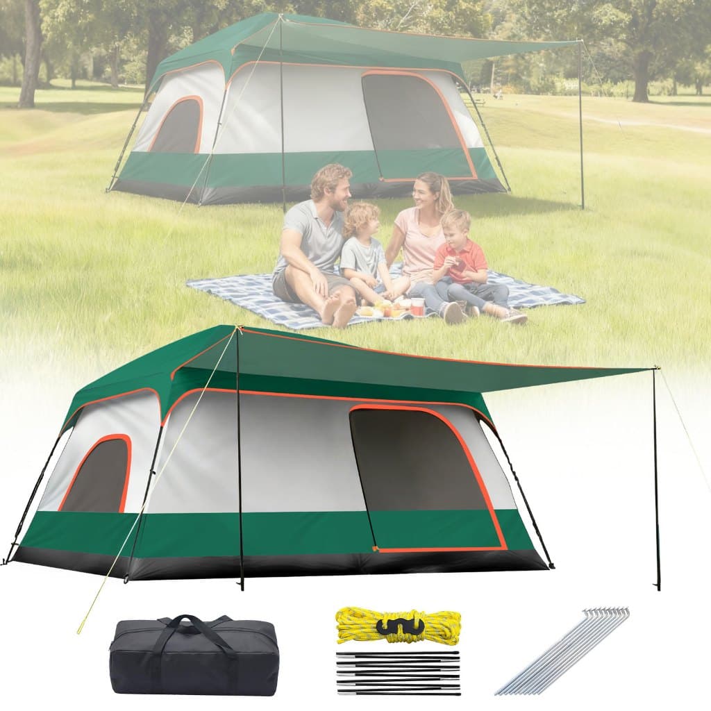 Barraca de Camping 3-8 Pessoas 330×210×180cm  Camping