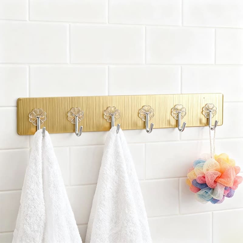 KIT Gancho Adesivo PRATA E DOURADO ( GH012 )
