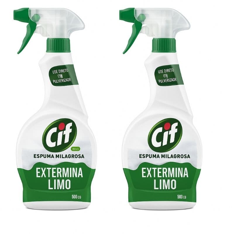 CIF Espuma Milagrosa Extermina Limo 500ml  | Limpeza Profunda e Instantânea