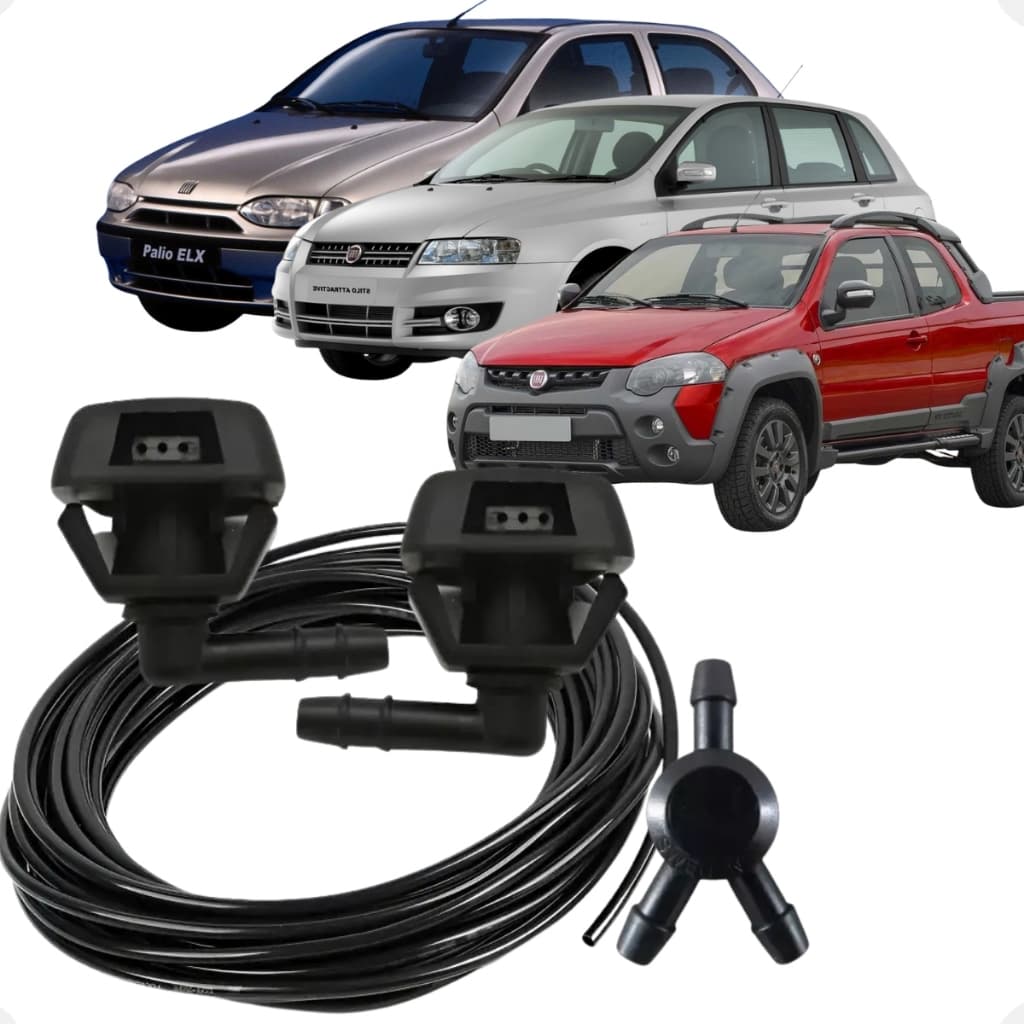 Kit Brucutu Esguicho d´água com Mangueira e Y Palio Siena Strada Doblo