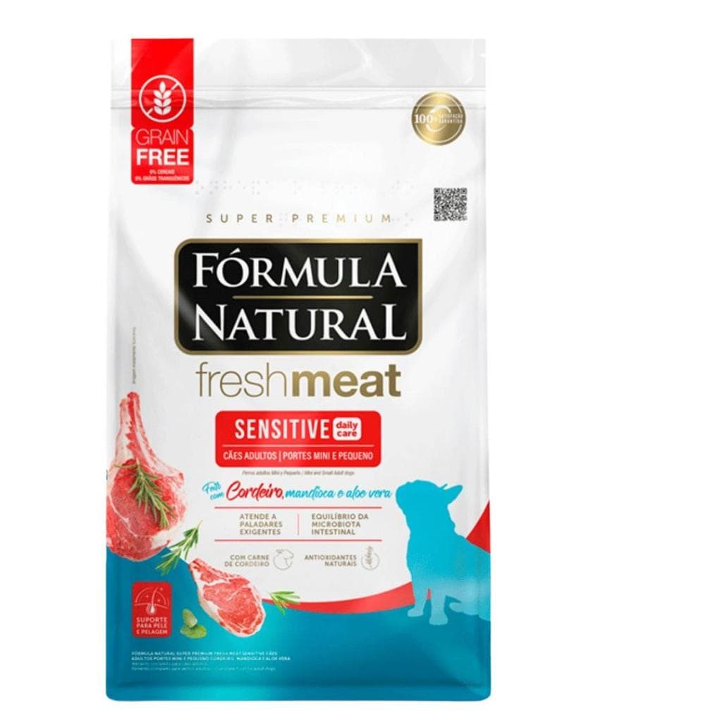 Ração Formula Natural Fresh Meat Sensitive Cão Mini 10kg