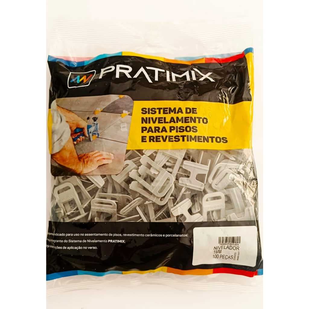 NIVELADORES  PARA PISO -MARCA PRATIMIX ( PACOTES COM 100 PEÇAS)