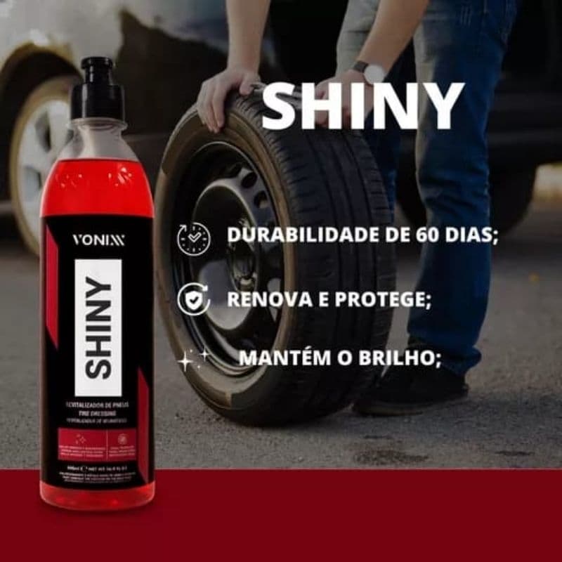 SHINY Pneu pretinho VONIXX
