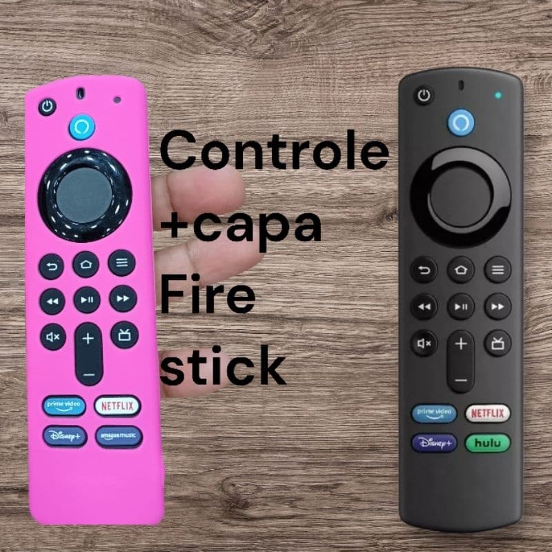 CAPA+CONTR0LE REMOTO AMAZON COM VOZ FIRE STRICK TV 4K