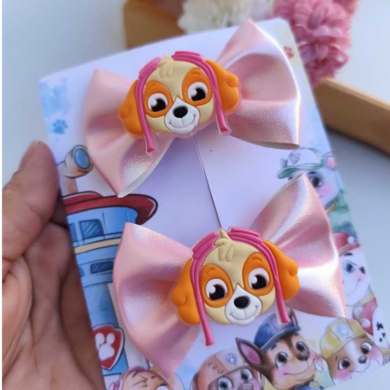 Par de Laço Sky Laço Infantil Patrulha Canina