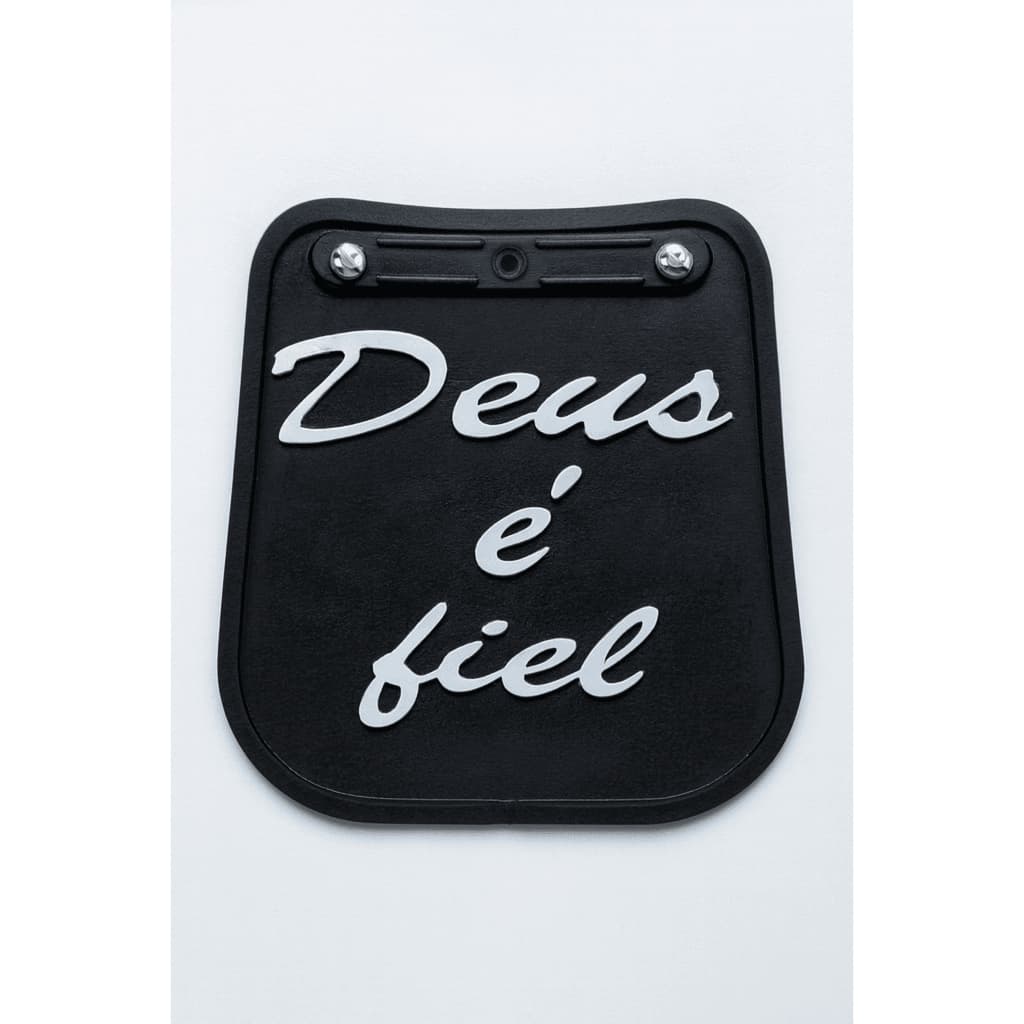 Lameira Parabarro Moto Honda Bros Titan Fan Start CB 300 Acessório Resistente Personalizado DEUS É FIEL