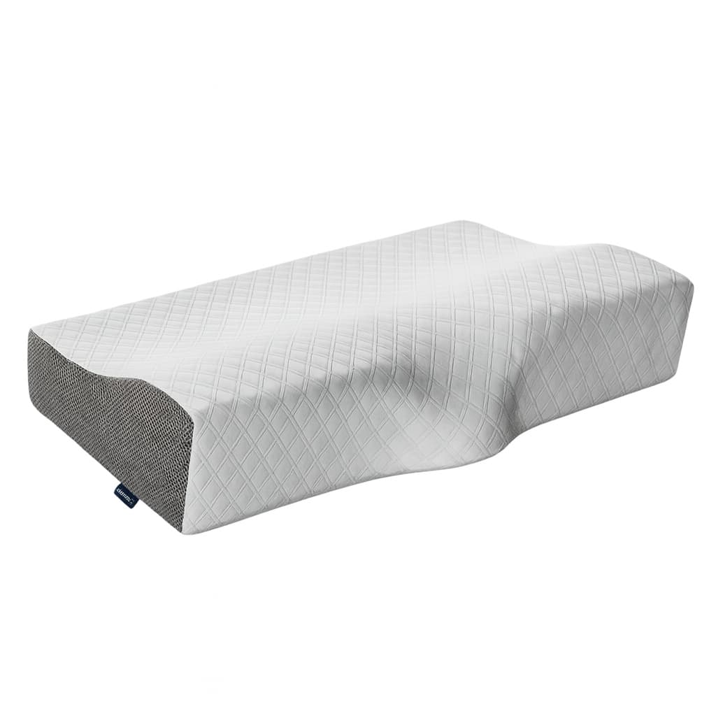 Travesseiro Ortopédico Cervical Coluna Relax Suporte Ergonômico Elevação Lateral Branco Anti Ronco