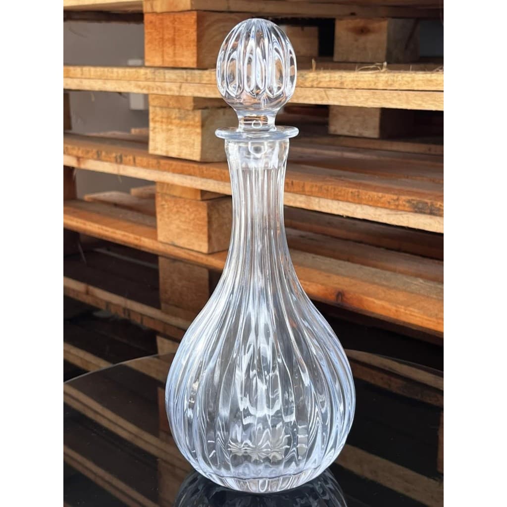 LICOREIRA RAIADA EM VIDRO GROSSO INCOLOR 800ML