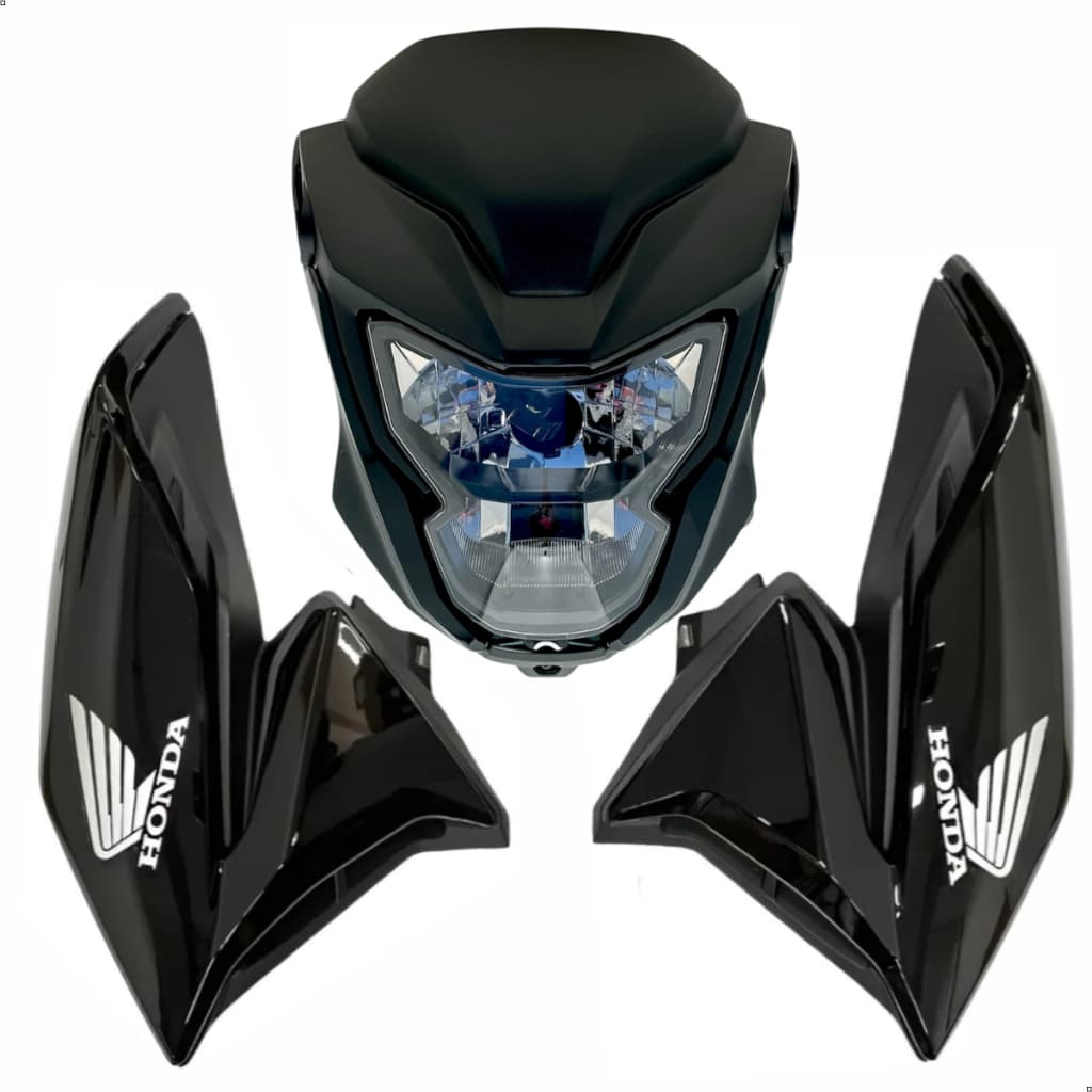 Kit Frente Titan 160 2025 + Par de Abas Varias Cores Nova Frente Para Titan Fan 160 2014 a 2024