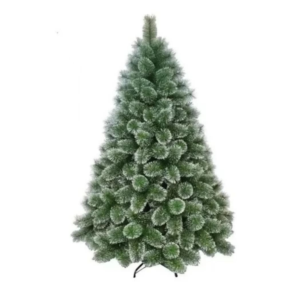 Árvore de Natal Pinheiro Luxo Verde com Neve 1,20m