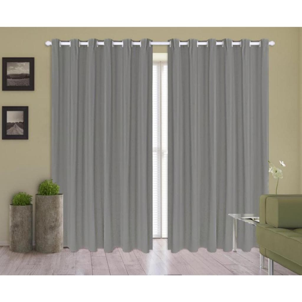 Cortina Corta Luz 2,50M x 2,20M Blackout 100% PVC Para Varão