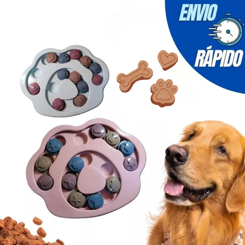 Brinquedo Pet Comedouro Lento Interativo Enriquecimento Ambiental Educativo Diversão para Cães e Gatos