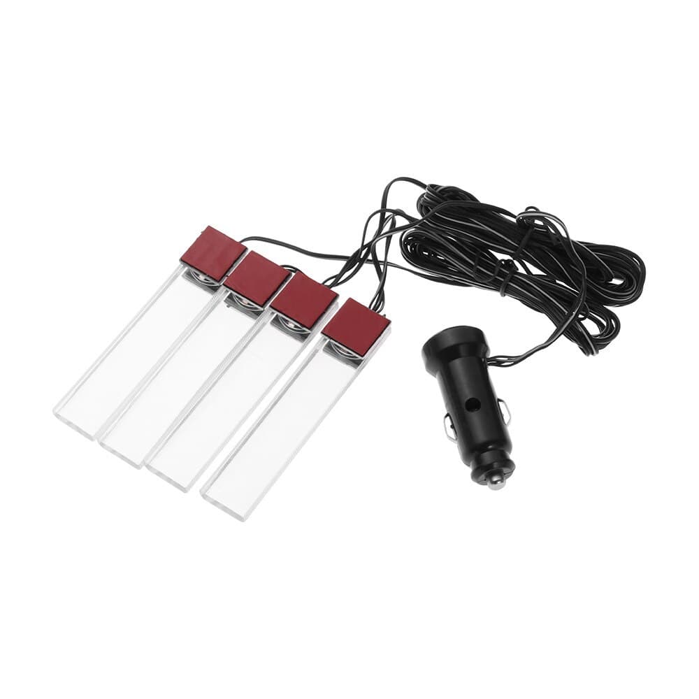 Kit Luz de led azul para decoração do inteior do carro 12v