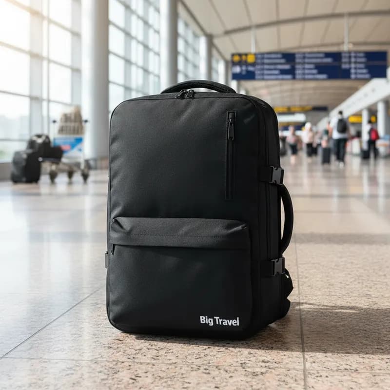 Mochila Grande Viagem Expansiva Feminina Masculina Notebook