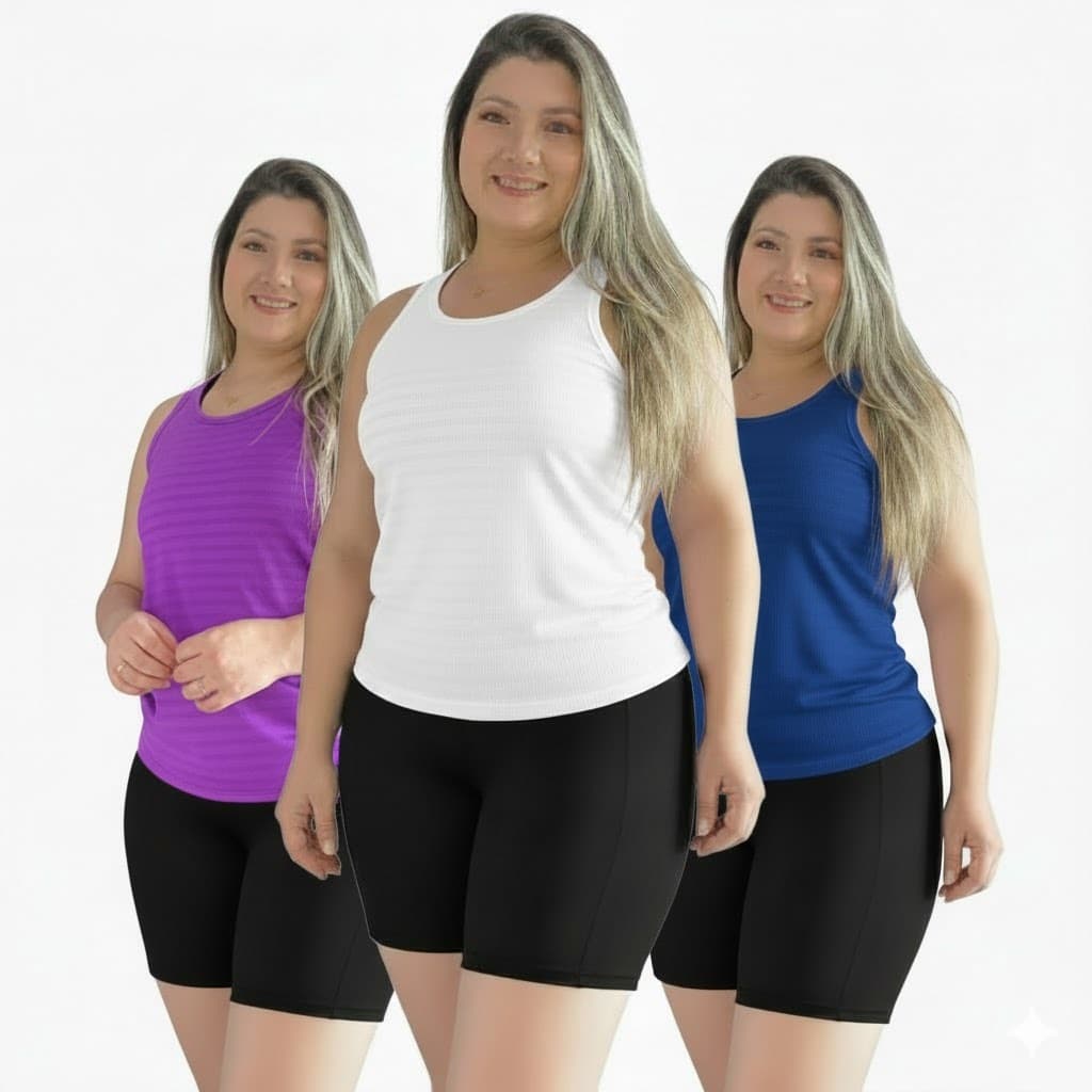 Regata Academia Feminina Modinha Fit Premium