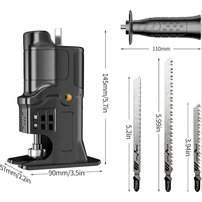 Adaptador Tico-Tico Universal para Transformar Parafusadeira e Furadeira em Serra