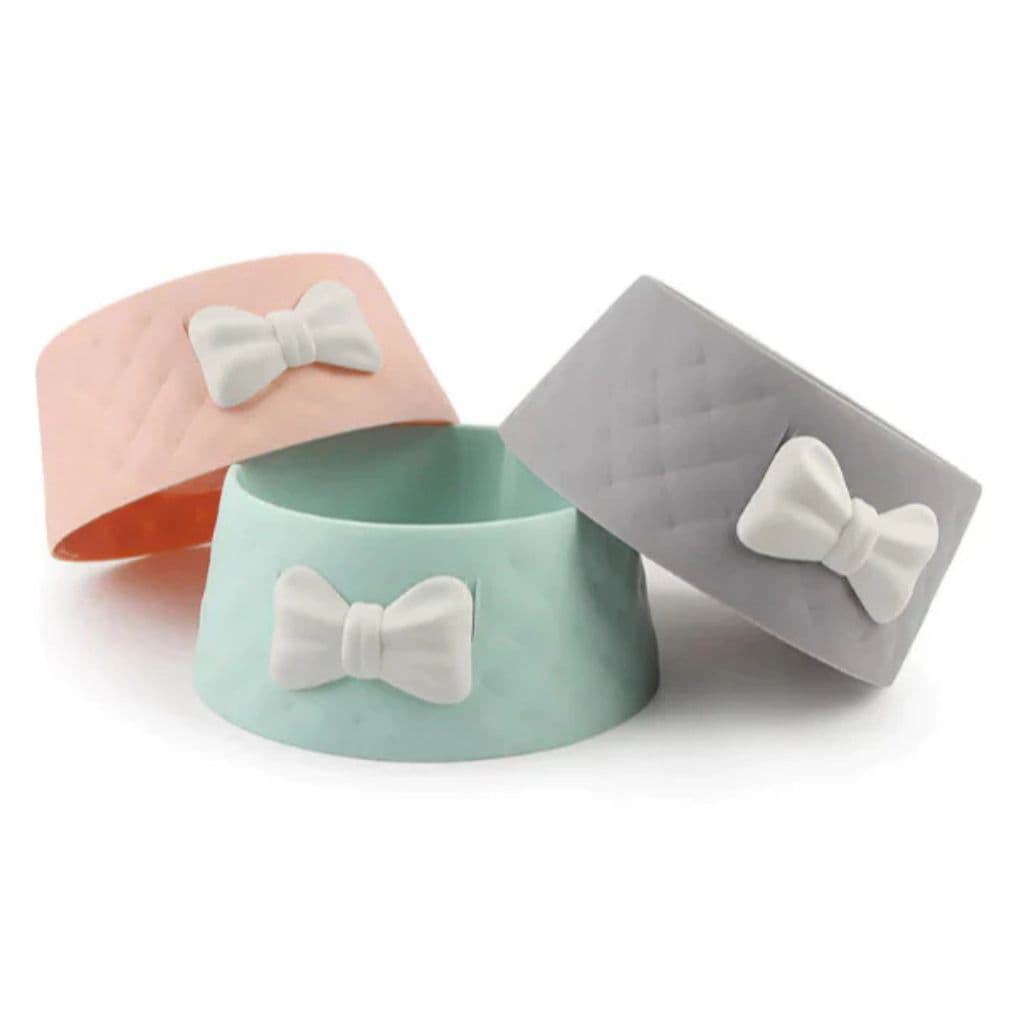 Comedouro Bebedouro Tigela Free Cute Laço Beth Para Cachorro