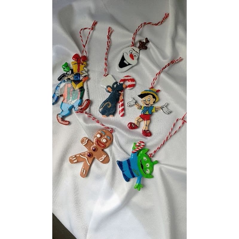 Enfeites para árvore de natal - Personagens