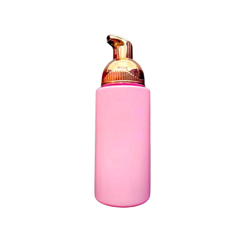 Kit Frascos Pump Rosa 50ml 3 a 10 Unidades Dispenser Álcool Gel Shampoo Refil Recipiente Portátil