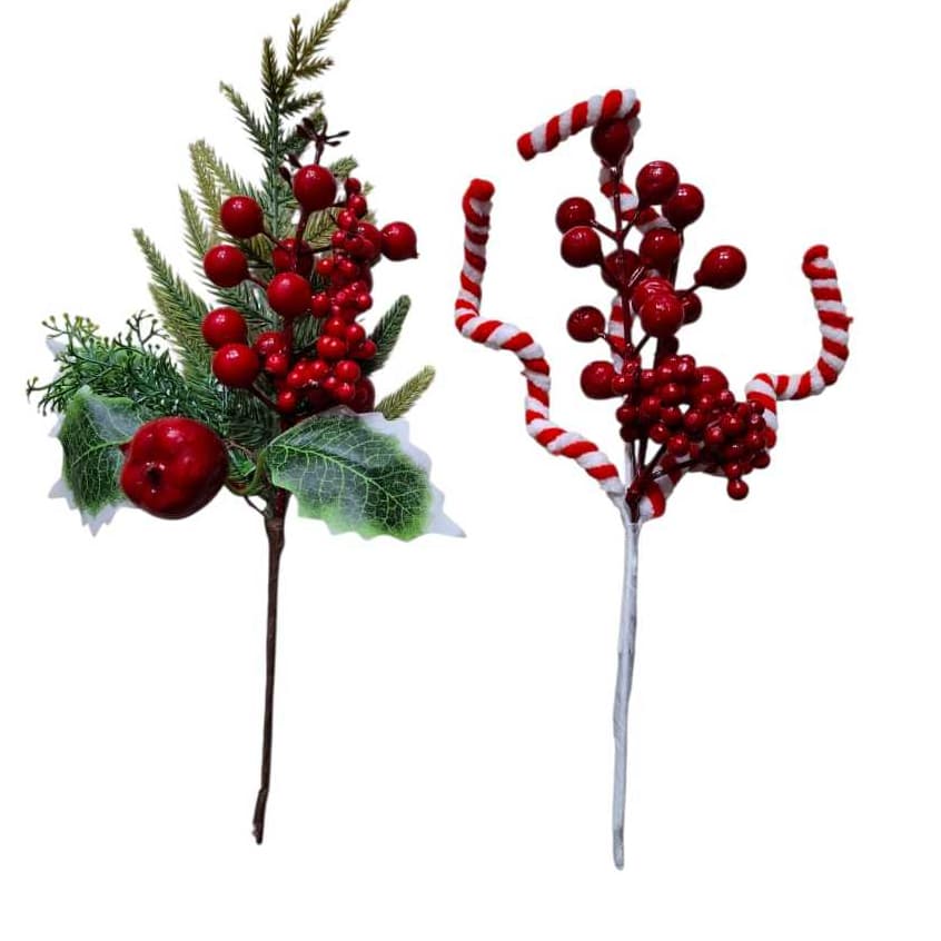 Enfeite galhos De Natal pra  Decoração de arvore M