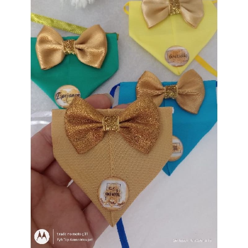 mini bandana pet natal e ano novo filhotes e pequeno porte 30unidades