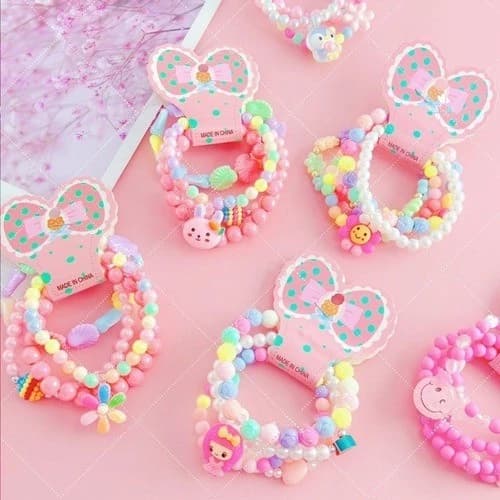 kit Pulseiras Para Criança Infantil Frutas Doces Coloridos/moda infantil