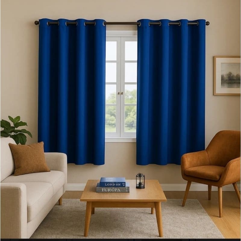 Cortina Blecaut 2,00m x 1,40m Janela Quarto Sala,  PVC corta 100 % a luz Varias Cores
