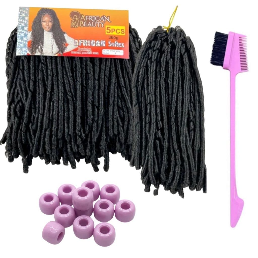 Cabelo Cacheado Nina African Softex Pacotão 360 gramas Crochet Braid