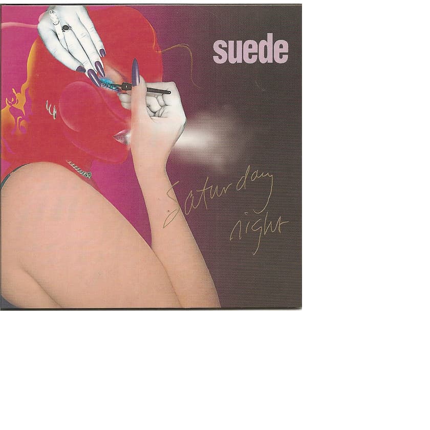 cd single Suede – Saturday Night 3x england