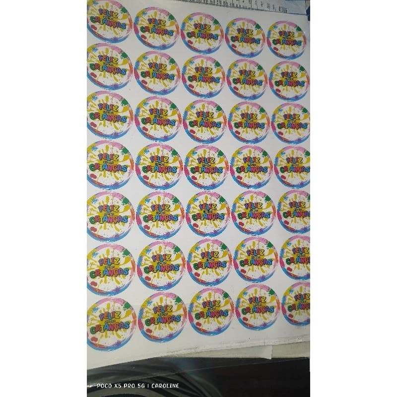 Folha adesiva personalizada qualquer tamanho vários temas