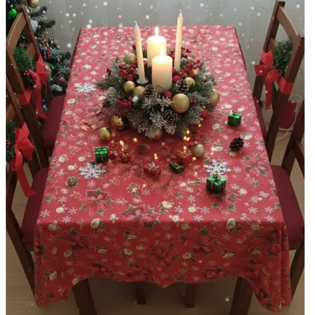 TOALHA DE MESA PARA 4, 6 e 8 CADEIRAS! PROMOÇÃO DE NATAL! ENVIO NO MESMO DIA!