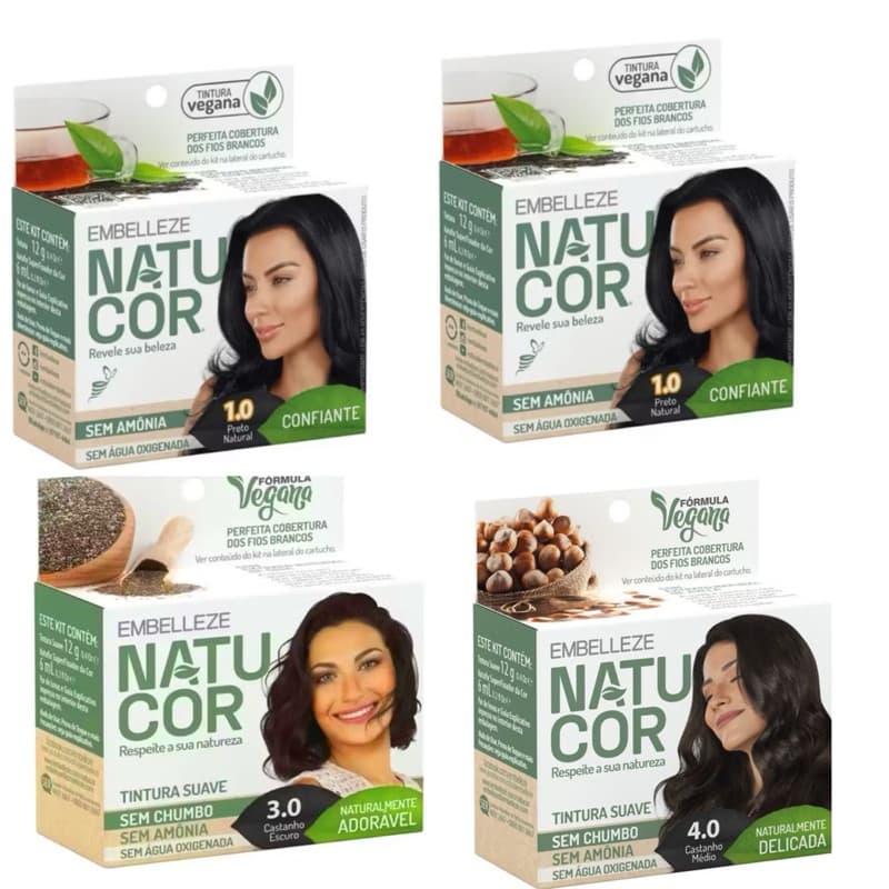 kit Tinta Natucor Sem Chumbo e Sem Amônia
